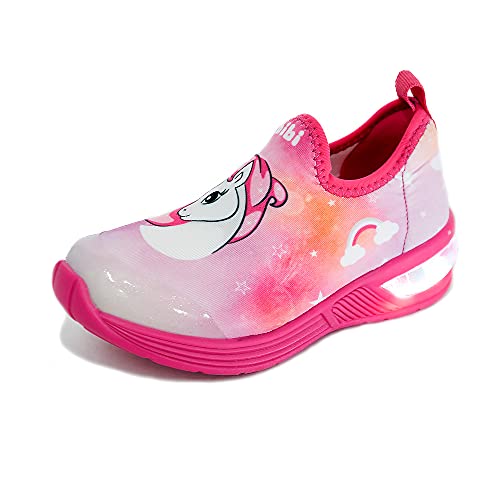 Tênis Infantil Bibi Space Wave 2.0 Tie Dye Unicórnio Led