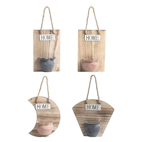 Pots de fleurs tridimensionnels suspendus haut de gamme pour mur de salon - 8