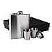 Price comparison product image VABNEER 7 oz Hip Flask Set Stainless Steel Pocket Flask with Funnel and 2 Small Glasses