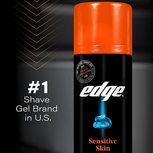 Edge Men's Sensitive Skin Formula Shave Gel With Soothing Aloe, 2.75 Ounce #TOP1