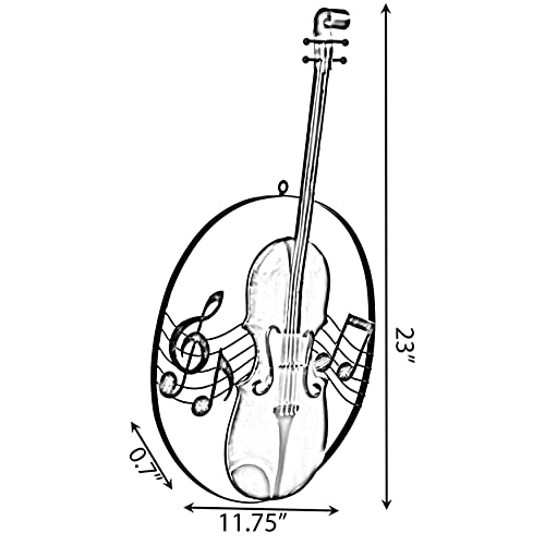 Hanging Metal Musical Note Wall Art Decor Sculpture For Home Bar Instrument #TOP3