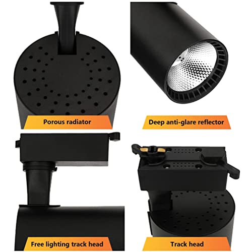 image for Doavis 12 Packs Plug in LED Track Lighting Heads 25w x12 Include 13-Fo
