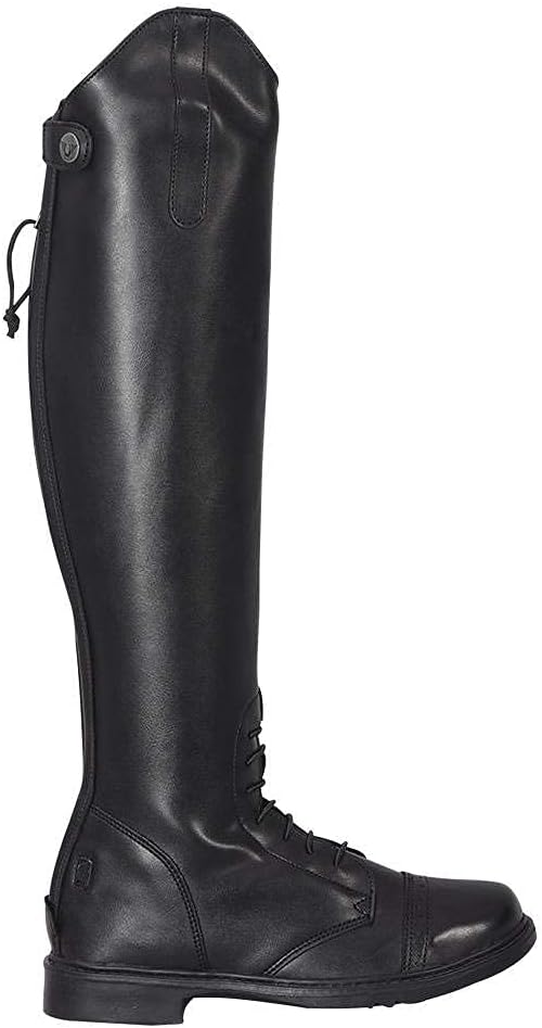 Bottes Chaussures Bottes Bottines Cuir Synthetique Noir 6 CM
