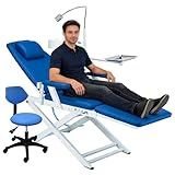 sillones dentales fedesa precios 【Buena Iluminación】Este sillón de tratamiento viene equipado con una luz LED recargable (con una autonomía de 18 horas en intensidad baja y 9 horas en intensidad alta) y un brazo giratorio de 360°, diseñado para satisfacer todas sus necesidades de iluminación y uso práctico.