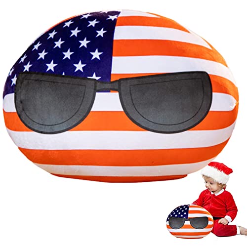 Bolas Country - Bolas Nacionais Algodão PP,Travesseiro pelúcia confortável para soneca escritório, b