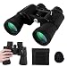 Produktbild WHOLEV 12x50 Fernglas, Ferngläser für Erwachsene, Wasserdicht, Metallspiegel Körper, Kompakte Teleskopfernglas für Vogelbeobachtung, Jagd, Reisen, Fußballspiele, Stargazing mit Tragetasche und Gurt