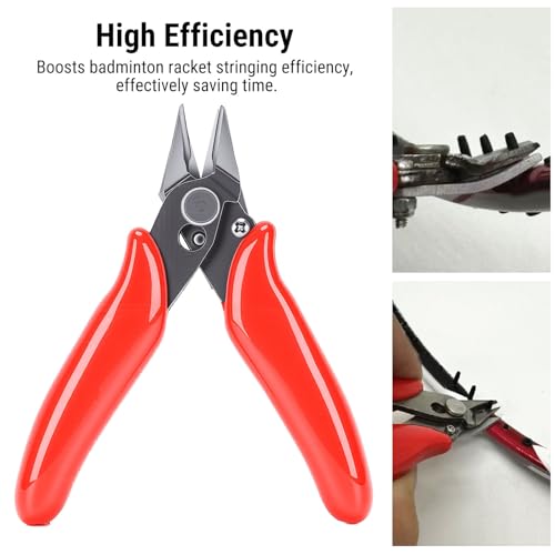 UPALDHOU Badminton Racket Wire Cutter Plier,String Cutter Racket Stringing Tool for Badminton,Tennis,Squash - Image 2