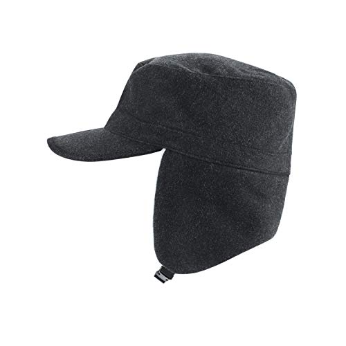 Boné de beisebol de lã quente Trapper com viseira russo esqui ciclismo trooper à prova de vento frio