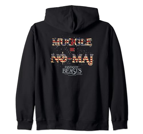 Fantastic Beasts and Where to Find Them Muggle No Maj UK Zip Hoodie
