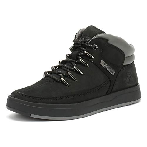 Timberland Davis Square Hiker, Stivali, Uomo, Black Nubuck, 42 EU