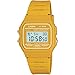 Produktbild Casio Unisex Quartz Armbanduhr, 37.00mm GehäusegröÃe mit LCD digital Zifferblatt und gelb Plastic/Resin Strap Armband F-91WC-9AEF