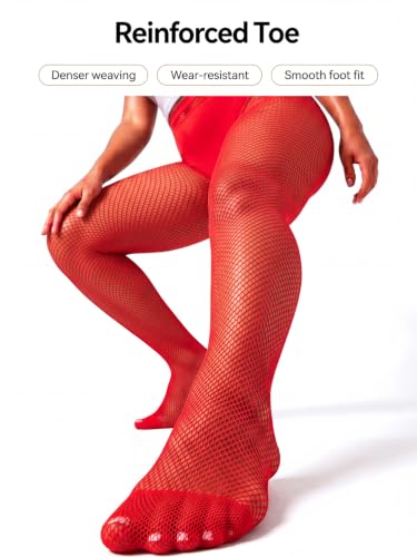 Image of ZINTEDI 2 Pairs Womens Fishnet Stockings High Waist Tights Fishnets Fishnet Tights for Women