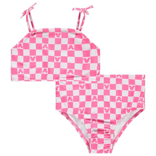 Disney Minnie Mouse Bikini Set - Minnie Mouse and Mickey Mouse Stylish Swimwear Bathing Suit for Girls and Teens