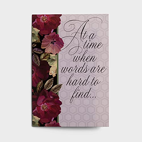 Dayspring - Sympathy King James Version - Peace I Leave With You - 4 Design Assortment With Scripture - 12 Boxed Floral Cards & Envelopes (15320) #TOP6