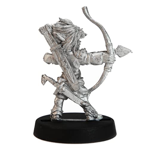 Stonehaven Gnome Archer Miniature Figure (For 28Mm Scale Table Top War Games) - Made In Usa #TOP1