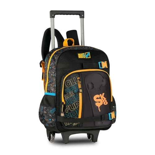 Mochila Carrinho Escolar Infantil SkateBoard