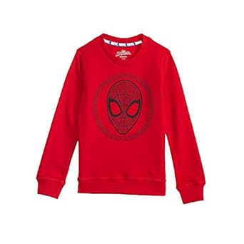 Kidsville Spiderman Red Half Sleeve Boys T-Shirt