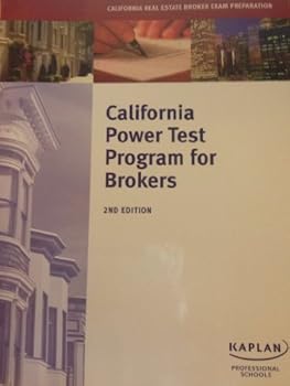 Unknown Binding California Power Test Program for Brokers 2ND EDITION Book