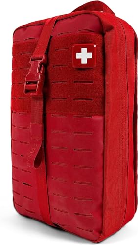 My Medic MYFAK Large Standard - HSA FSA First Aid Kit - Comprehensive Home Medical Kit with 150 Items - IFAK for Camping Car or Boat - Red