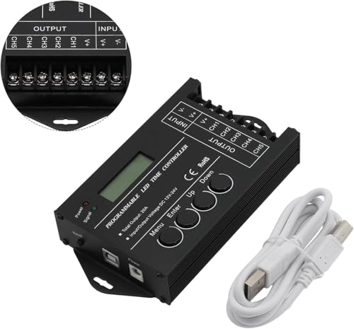 TC420 controlador programable de alta precisión para sistemas de iluminación LED RGBW 5
