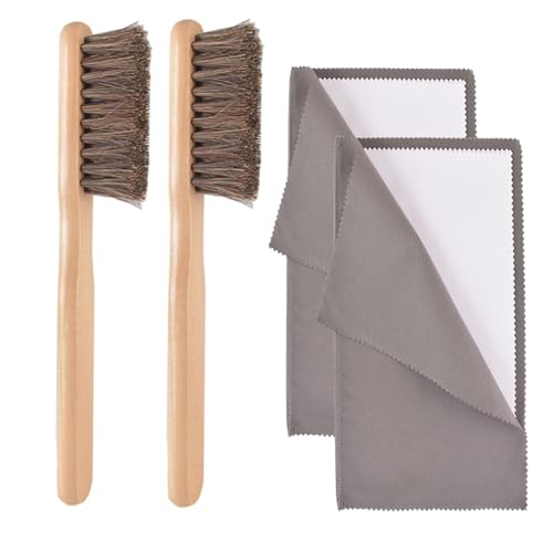 4 Pieces Silver Polish Set, Jewelry Cleaning Brushes Tool Kit