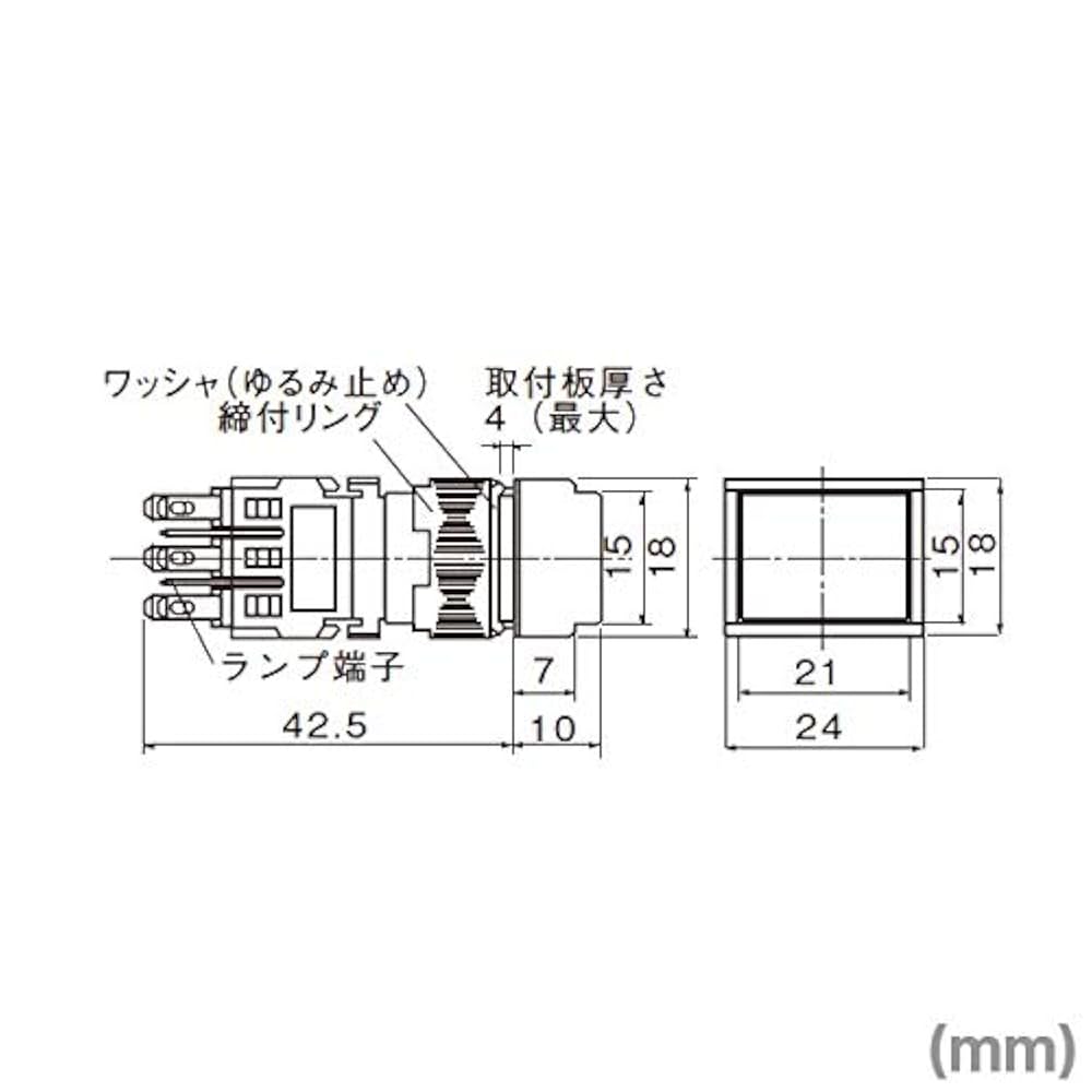 e511024AD電動120 Amazon | 富士電機 AH164-TLO11E3 押ボタンスイッチ AH164
