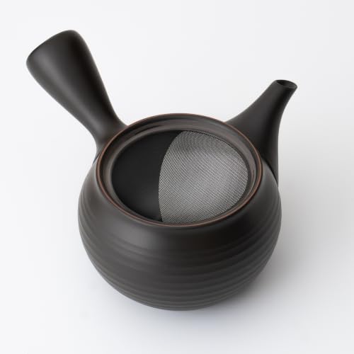 Japanese Kyusu Teapot [Black] 420ml/14.2 fl oz capacity Tokoname Yaki | Japanese Tea KIMIKURA by きみくら - Used condition - Image 7