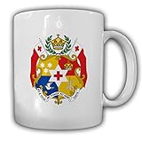 Tasse Königreich Tonga Wappen Flagge Becher #13943