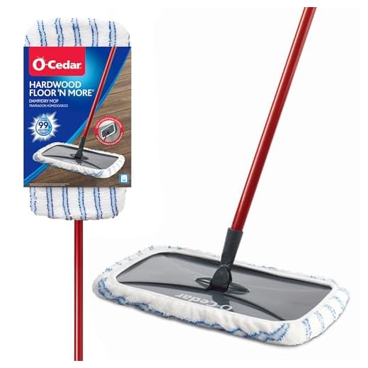 O-Cedar Hardwood Floor 'N More Microfiber Mop with Telescoping Handle