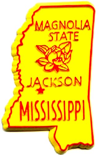 Mississippi The Magnolia State Fridge Magnet