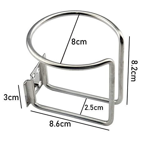 Z-Color 2Pcs Stainless Steel Boat Ring Cup Drink Holder Universal Drinks Holders For Marine Yacht Truck Rv Car Trailer Hardware #TOP5