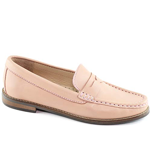 Driver Club Usa Kids Boys/Girls Genuine Leather Made In Brazil Greenwich Rose Napa Penny Loafer 11.5 #TOP27