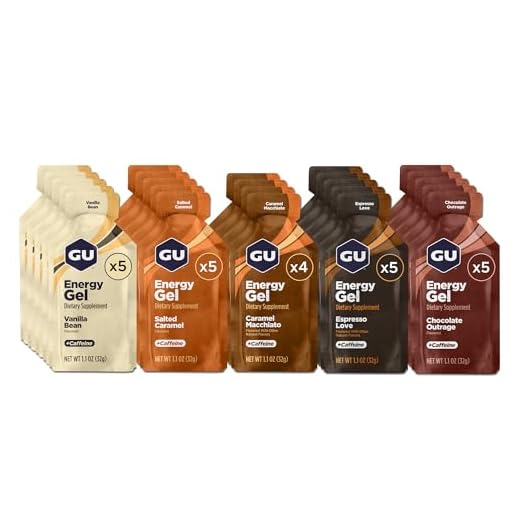 GU Energy Original Sports Nutrition Energy Gel, 24-Count, Assorted Indulgent Flavors