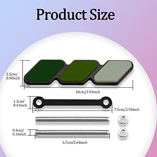 Image of Grille Decor Badge, Tri-Color Grille Insert Trims | Tri-Color Grille Badge Emblem Decoration Accessories Car Truck Label Fit for Most Vehicles
