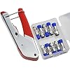 XINGYHENG 14Pcs Coaxial Cable Compression Crimping Tool RG59 RG6 Coax Crimper Tool Kit Cable Stripper and Cable Crimper Coaxial Cable Cutter with 10Pcs Compression Connectors