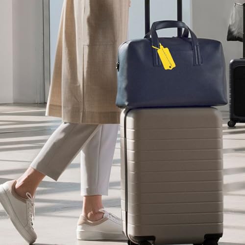 Etiquetas de llave para evitar pérdidas, plástico impermeable reutilizable con auto bucle, 100 ud 3