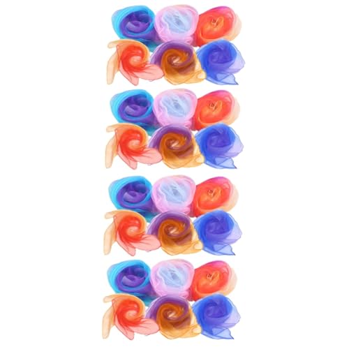 Pañuelos pequeños de seda para juegos de imitación kinder en casa