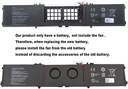 Image of WISTAR RC30-0287 Laptop Battery Compatible for Razer Blade Pro 17 2019 2020 RZ09-0287 RZ09-02876 RZ09-02877 RZ09-02878 RZ09-02876E92-R3U1 RZ09-03295 RZ09-03297 Series 4ICP4 /62 /115