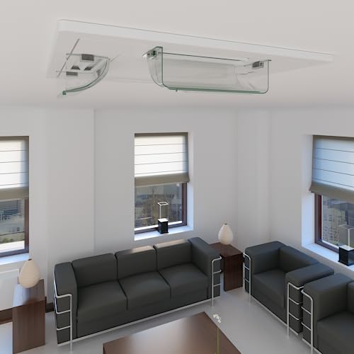 Home Intuition Adjustable Magnetic Heat and Air Deflector for Vents, Sidewall, and Ceiling Registers, 2 Pack