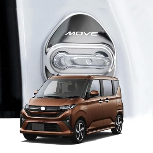 FOR �V�^ ���[�� LA850S LA860S�^ �i2025�N6���`�j�Ԃ̃h�A���b�N�o�b�N���J�o�[���ʂȎԂ̃X�e�����X�X�`�[���h�A���b�N�J�o�[�Ԃ̃h�A���b�N�o�b�N���ی�J�o�[�h�K�����J�o�[���▀�Ղɋ������t�����ȒP���[�� �A�N�Z�T���[ (�V���o�[)