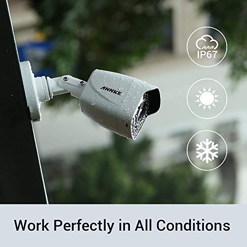 Annke Tvi Surveillance Camera With Full Color Night Vision, 1080P Hd Analog Security Video Camera With Smart Array Led, 3.6Mm Lens, Ip67 Weatherproof For Indoor And Outdoor Use #TOP4