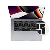 Se7enline Compatible with 2021/2022/2023/2024/2025 MacBook Pro 14 & 16 inch & MacBook Air 13.6 & 15.3 inch Keyboard Cover Skin Skin M5 M4 M3 M2 M1 Chip,Black - Image 3