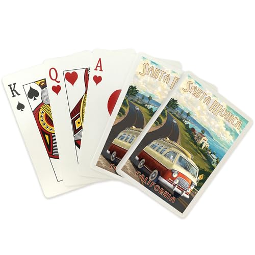 Lantern Press Naipes Póker Santa Monica, 52 cartas miniatura 2