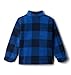Columbia Youth Boys Zing III Fleece, Mountain Blue Check, XX-Small