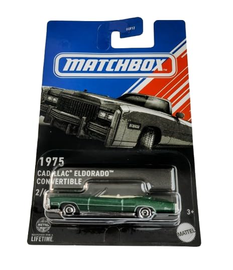 Amazon.com: Matchbox 1975 Cadillac Eldorado Convertible, 1:64
