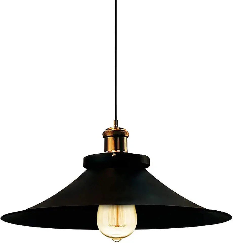 Lustre Pendente Industrial 38 Cm Vintage Retro Nordic Loft