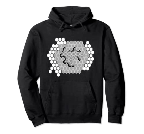 Vector de panal Sudadera con Capucha