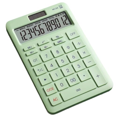 Calculadora digital con energía solar JFDBGU para resolver problemas de visibilidad en oficina 2