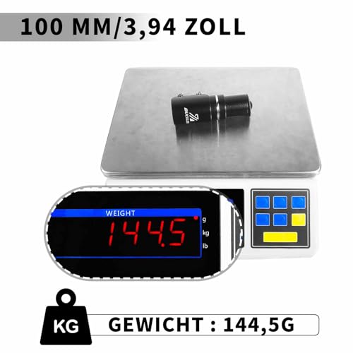 AEYINO Fahrradvorbau-Erweiterung MTB, 1-1/8\ 28,6 mm Fahrradgabelvorbau, Hand-Up-Adapter Fahrradgabel Aluminiumadapter für Rennräder, MTB, BMX 70/80/100/115/120/135/155/165/180/200/210 mm