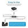 ZIOCOM Ground Loop Noise Isolator, Noise Filter, Eliminate The Buzzing Noise for Your Car Audio System/Home Stereo with Jack 3.5mm Audio Cable (2 Pack)